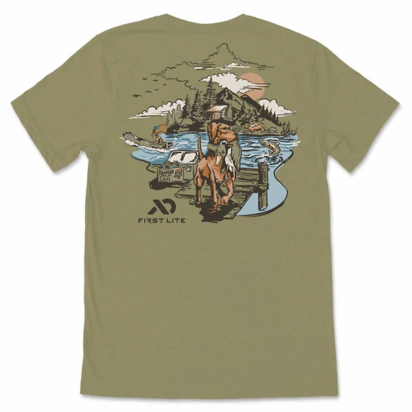 FIRST LITE Men's  Lake Life T-Shirt
