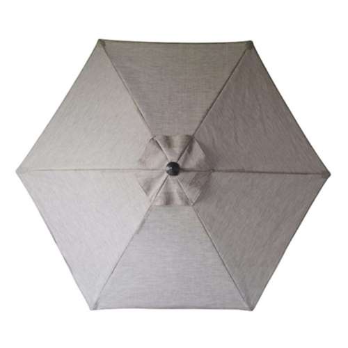 Living Accents Clark 9 ft. Tiltable Beige Patio Umbrella