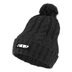 Women's '47 Black Cincinnati Bengals Leslie Beanie with Pom