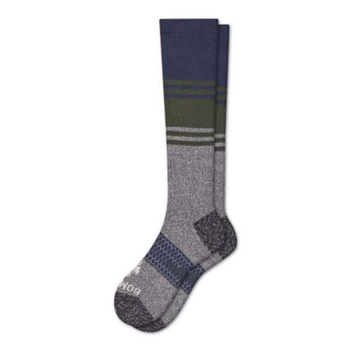 Adult Bombas Stripe Color Block Compression Knee High Socks