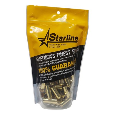 Starline Unprimed Brass Pistol Cases 100ct Bag | SCHEELS.com