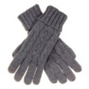 Women's C.C Touch Screen Cable Gloves