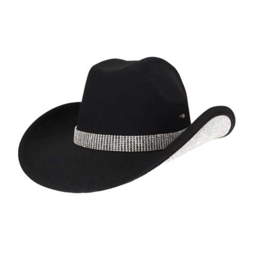 IV Western Disc Ribbon Strap Cowboy Hat - Accessories