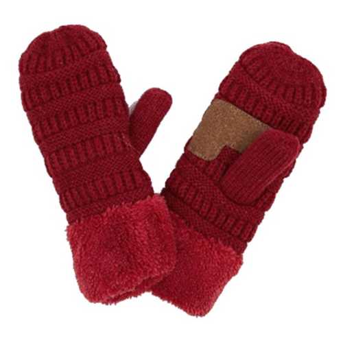 Women's C.C Classic Fuzzy Mittens