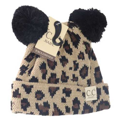 Infant Girls C C Double Pom Beanie Scheels Com