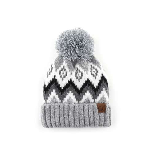 Men's Life is Good Mountains Chill Adjustable Hat women | Women's C.C Zig Zag Sherpa Lined Pom Beanie | Hotelomega Sneakers Online