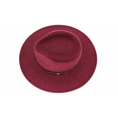 Women's C.C and Leather Band Fedora