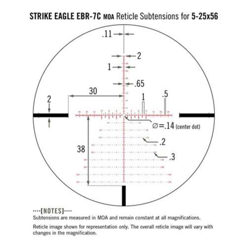 Vortex Strike Eagle 5-25x56 EBR-7C MOA Riflescope