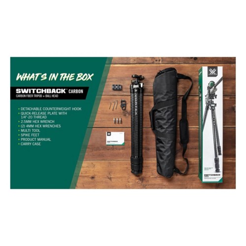 Vortex Switchback Carbon Fiber Tripod