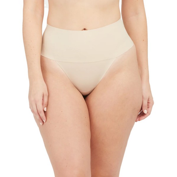 Women's Spanx Undie-tectable Smoothing Thong Underwear XSmall Nude