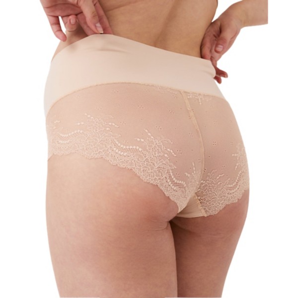 Women's Spanx Undie-tectable Lace Hi-Hipster Hipster Underwear Underwear XSmall Soft Nude