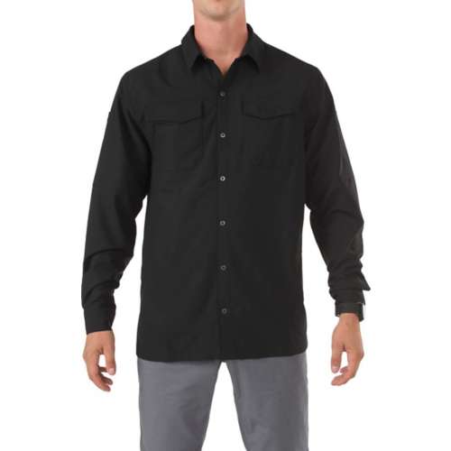 Men's 5.11 Freedom Flex Woven Long Sleeve Button Up Shirt