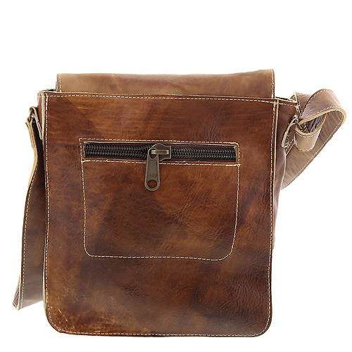 DAKOTA Black Vegetable Tanned Leather Crossbody Bag