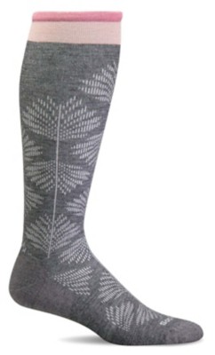 Women's Sockwell Full Floral Moderate Graduated Comprresion Crew Running Socks