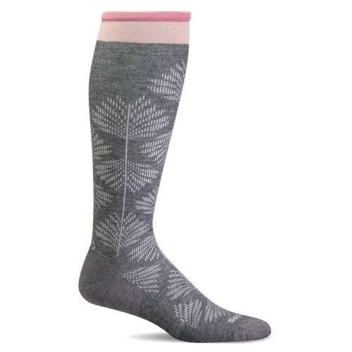 Women's Goodhew/Sockwell Full Floral Moderate Graduated Comprresion Crew  Running Socks