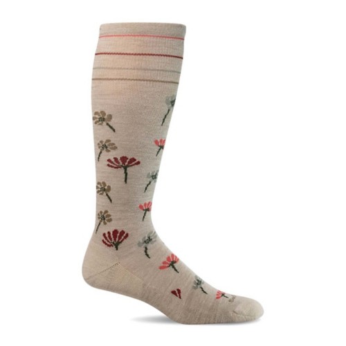 Women's Sockwell Field Flower Moderate Graduated Compression Crew Socks - Primary Image