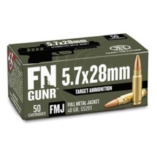 FNH 5.7x28 Hornady V-Max Blue Tip Pistol Ammunition 50 Round Box