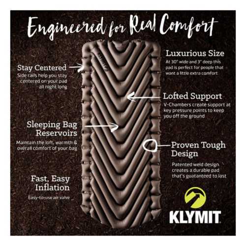 Klymit Static V Luxe Xl Sleeping Pad Scheels Com