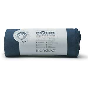 Manduka eQua Hand Towel - Midnight - Blue - Yogashop
