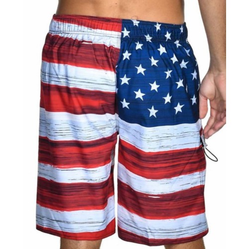Men's U.S. Apparel Old Glory Swim Trunks