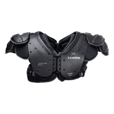 Xenith Pro Adult All Purpose Shoulder Pads, Black / M