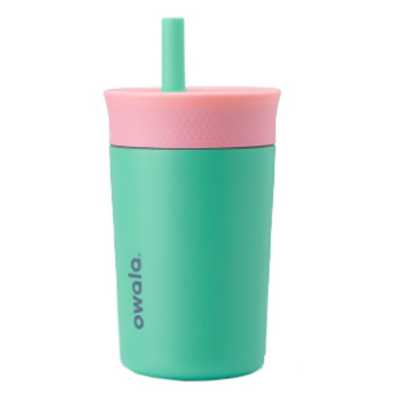 Owala Kids' Stainless Steel Tumbler / 12oz / Color: Lilac Rocket