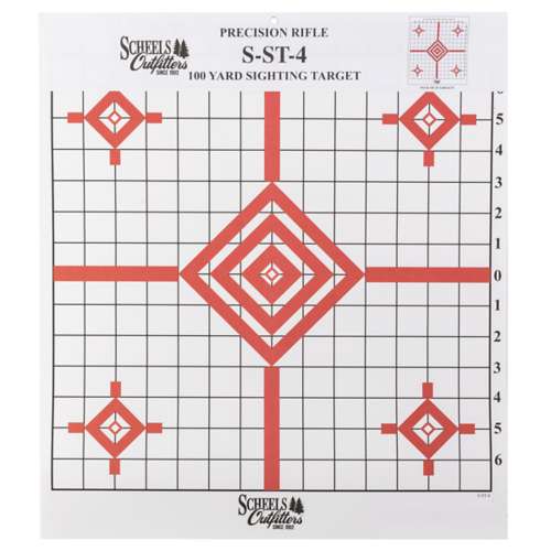 Scheels Outfitters 100 Yard Sighting Target 25-Pack