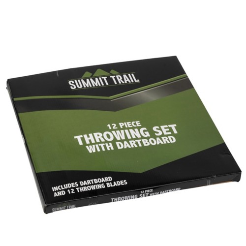 Summit Trail Dartboard With 12 Throwing Blades - Primary Image