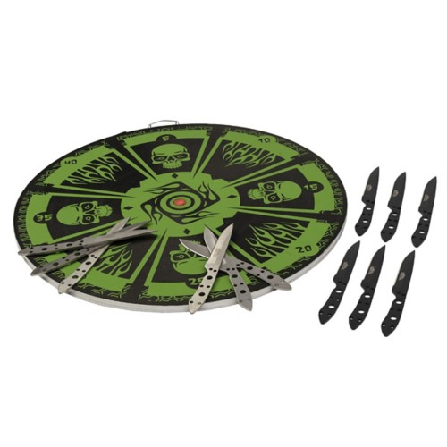 Summit Trail Dartboard With 12 Throwing Blades - Primary Image