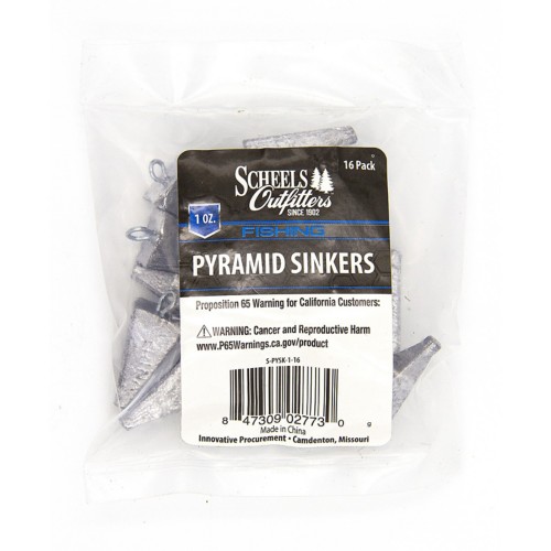 Scheels Outfitters Pyramid Sinker Weights