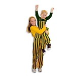 Game Bibs Kids' Green & Yellow Overall Bibs - Thumbnail 1 of 3