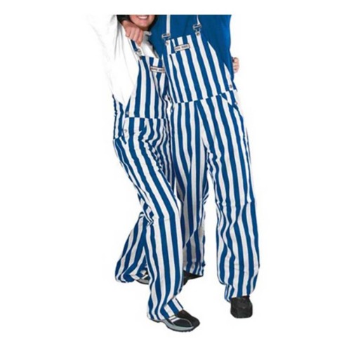 Game Bibs Royal & White Striped Overall Bibs - Primary Image