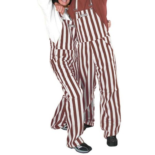Game Bibs Kids' Maroon & White Overall Bibs - Primary Image