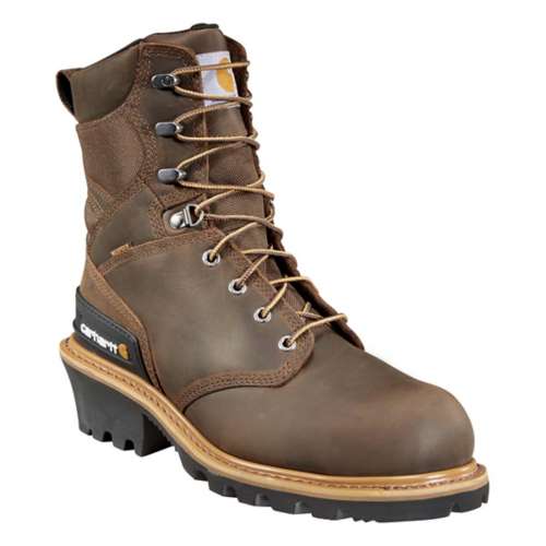 Men's Carhartt Logger 8" Composite Toe Insulated,Composite Work GUESS boots