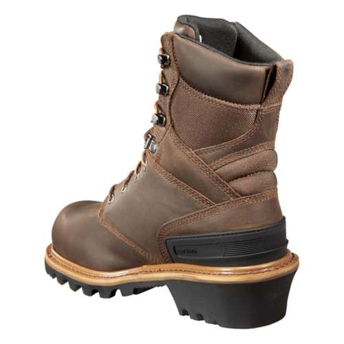 Men's Carhartt Logger 8" Composite Toe Insulated,Composite Work GUESS boots