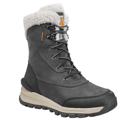 Carhartt Women s Pellston Waterproof Insulated 8 inch Winter Boot No 6 Dark Grey