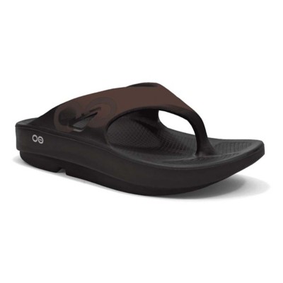 men's oofos flip flops