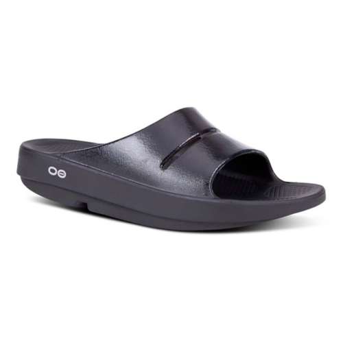 Women's Oofos Ooahh Luxe Recovery Slide Sandals