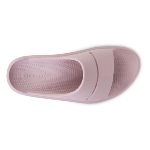 Women's OOFOS OOmega Ooahh Recovery Slide Platform Sandals