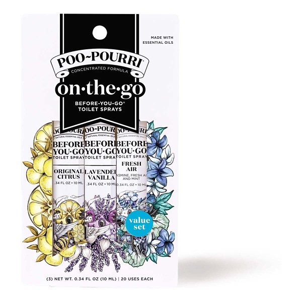 Women POO-POURRI On The Go 3 Pack Set air-fresheners