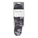 Adult Flat Socks Black Camo Mesh Insoles