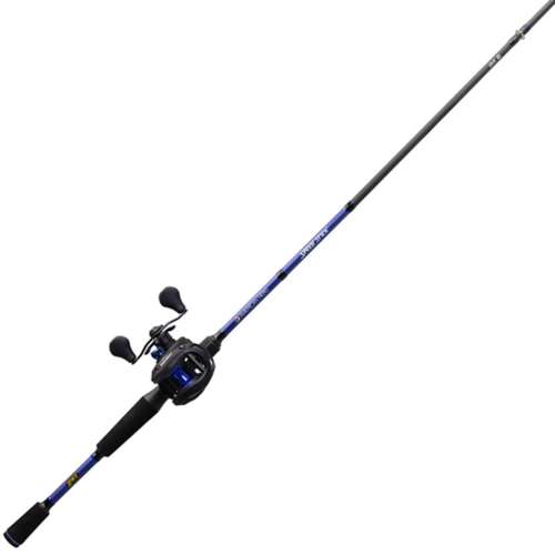 One Bass Fishing Rod and Reel Combo, 2-Piece Spinning & Baitcasting  Combo,Medium IM6 Graphite Blank Rods, Stainless Steel Guides