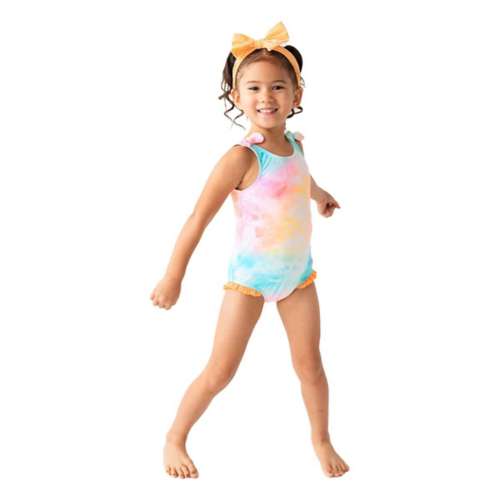 Baby Girls' RuffleButts Tie Shoulder One Piece Swimsuit
