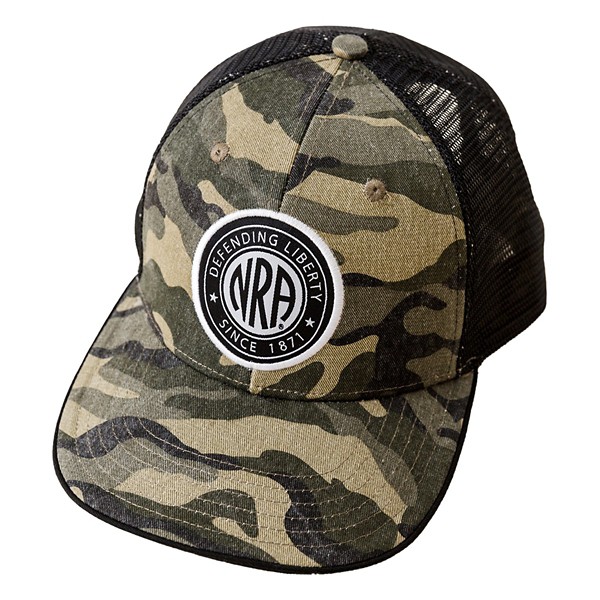 Men's NRA Army Camo Snapback Hat product image