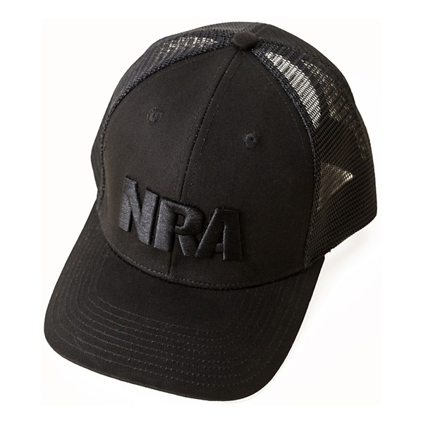 Men's NRA Black on Black Trucker Snapback Hat product image