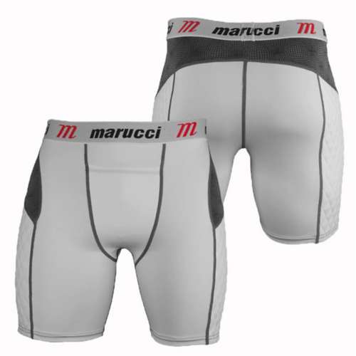 Men's Marucci Baseball Padded Slider Compression Shorts