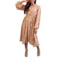 Women's Mikarose The Lark Long Sleeve Midi Dress