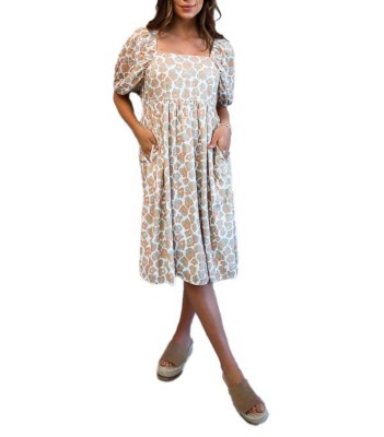 Women's Mikarose The Tatum Square Neck Babydoll Dress | SCHEELS.com