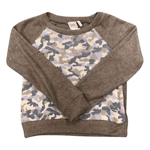 Girls' For All Seasons Camo Front Shirt