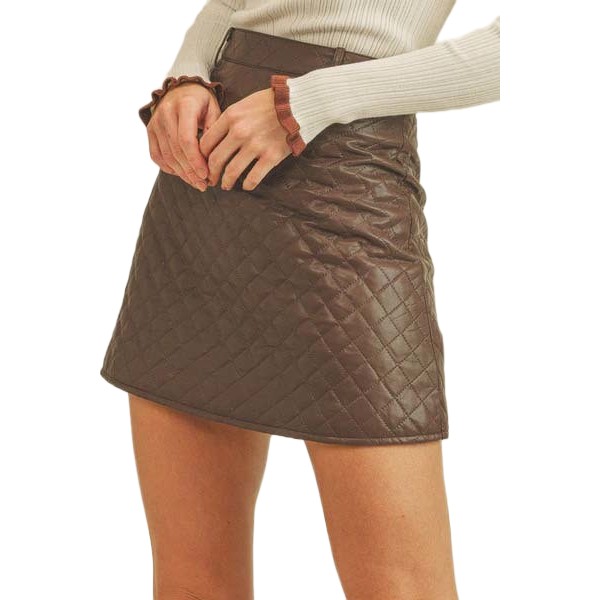 Women's Paper Crane Quilted A-Line Skirt product image